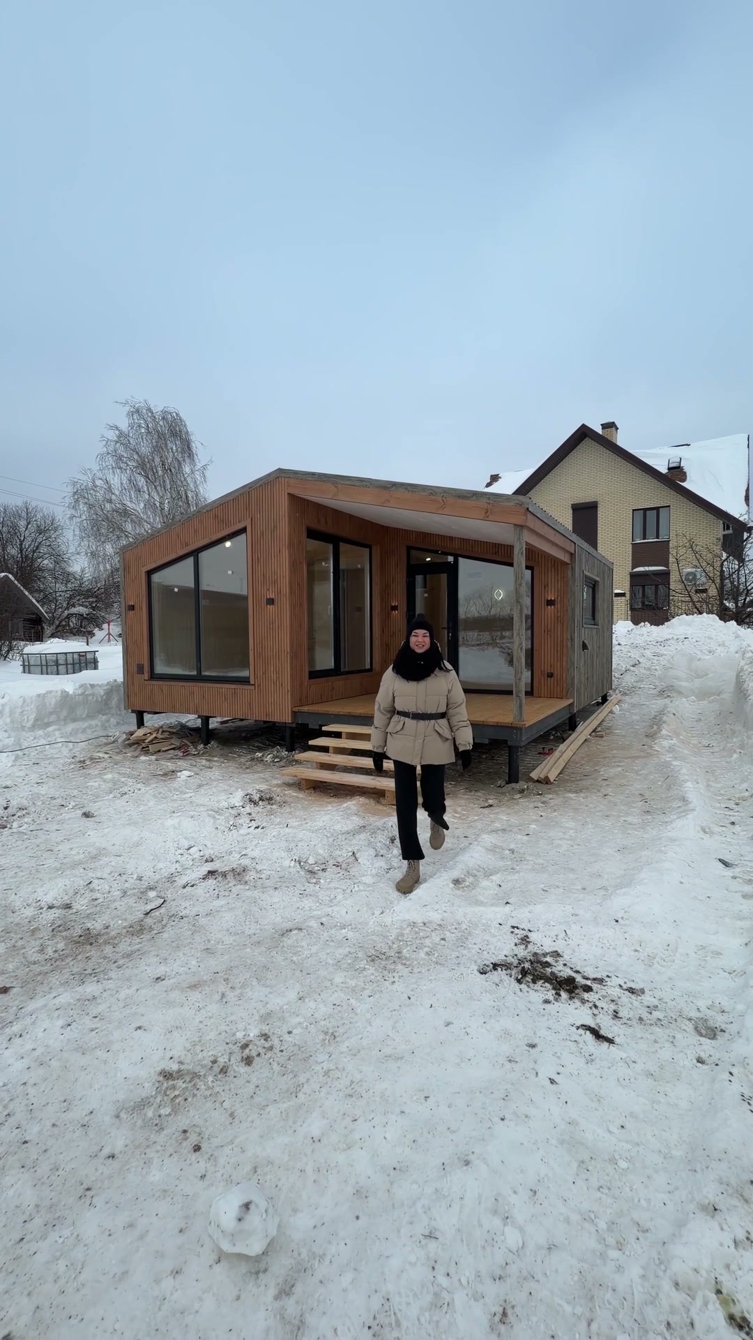 Обзор дома 36 м² с террасой 8 м²