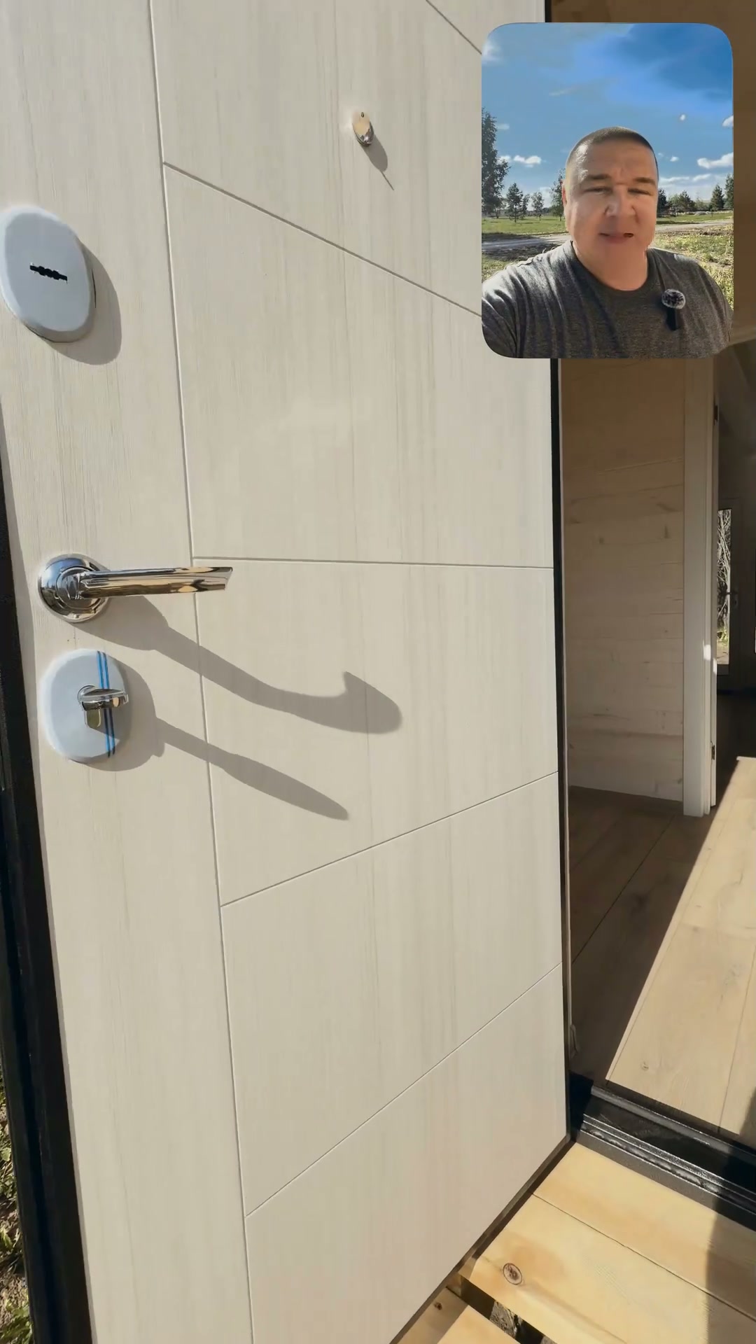 A first-person tour of a three-module home